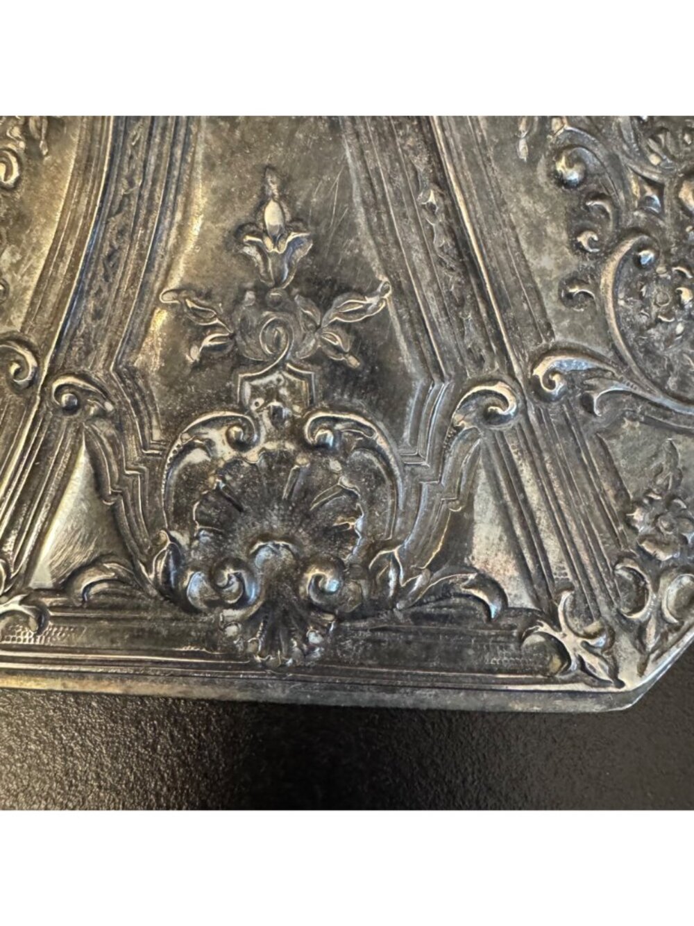 Pair Of Antique Barbour Silverplated Candle Holders Ornate Floral Engraving - Picture 7 of 16